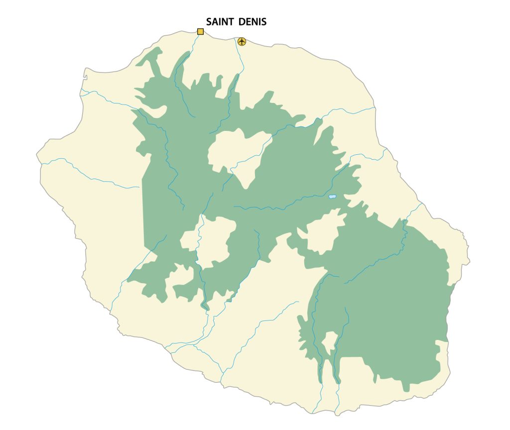 carte La Réunion